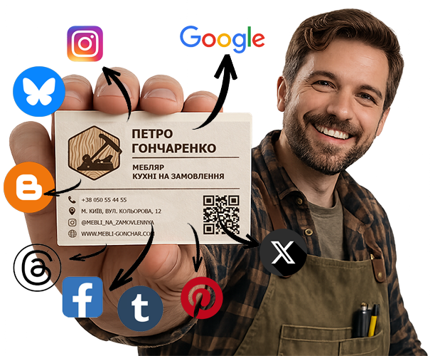 Банк Візиток Ваша візитка буде заробляти